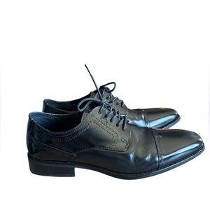 Stacey Adams Cap Toe Oxford - Mens Size 10.5 M - Black